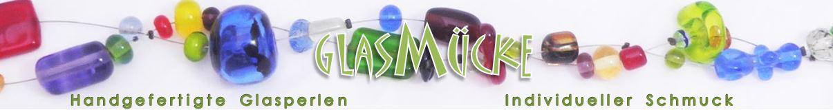 Glasmücke - handgefertigte Glasperlen, individueller Schmuck
